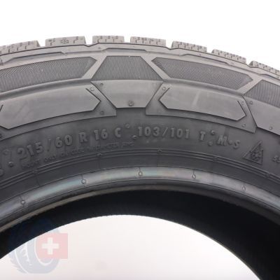 7. 215 60 16C 4x CONTINENTAL 215/60 R16C 103/101T VanContact Winter Winterreifen 2024 WIE NEU VOLL