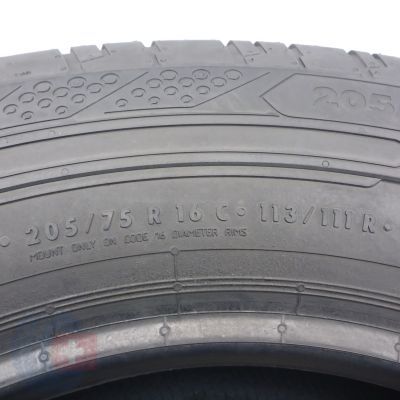 5. 205 75 16C 2x CONTINENTAL 205/75 R16C 113/111R ContiVanContact 200 Sommerreifen 2022 9mm