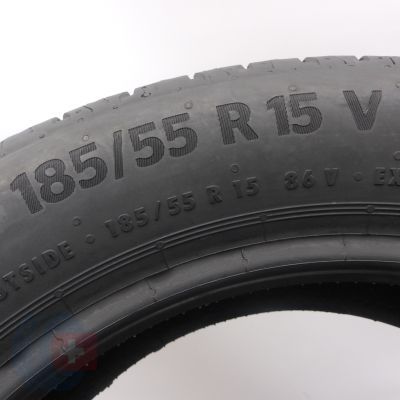 6. 185 55 15 2x CONTINENTAL 185/55 R15 86V XL EcoContact 6 Sommerreifen 2024 VOLL WIE NEU