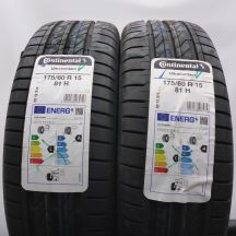 4. 175 60 15 4x CONTINENTAL 175/60 R15 81H UltraContact Sommerreifen 2022 UNGEBRAUCHT  