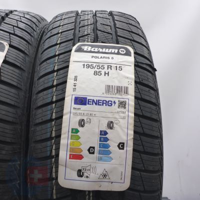2. 195 55 15 2x BARUM 195/55 R15 85H Polaris 5 Winterreifen 2022 Ungebraucht  
