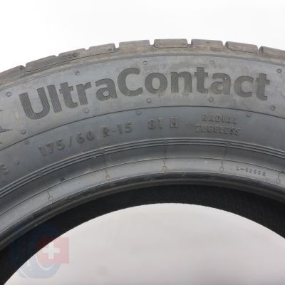 5. 175 60 15 2x CONTINENTAL 175/60 R15  81H UltraContact Sommerreifen 2022 VOLL 5. 175 60 15 2x CONTINENTAL 175/60 R15  81H UltraContact Sommerreifen 2022 VOLL