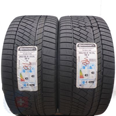 4. 4 x CONTINENTAL 265/35 R19 98V XL ContiWinerContact TS 830 P M0 2018 VOLL WIE NEU 