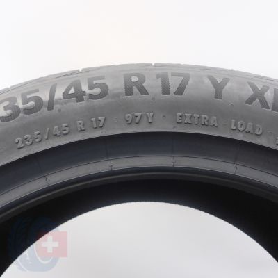 6. 235 45 17 2x CONTINENTAL 235/45 R17 97Y XL PremiumContact 6 Sommerreifen 2020 VOLL WIE NEU