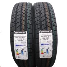 2 x CONTINENTAL 185/75 R16C 104/102R VanContact Winter Winterreifen 2022 WIE NEU VOLL