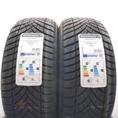 4. 215 55 16 4x SEMPERIT 215/55 R16 93H Speed-Grip 5 Winterreifen 2024 VOLL WIE NEU