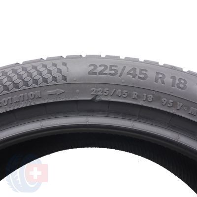 8. 4 x CONTINENTAL 225/45 R18 95V XL WinterContact TS870P Winterreifen 2021 6-6,5mm