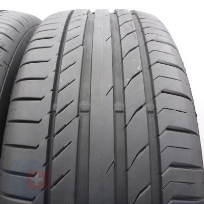 4. 235 55 19 2x CONTINENTAL 235/55 R19 101W ContiSportContact 5 SUV A0 Sommerreifen 2025 7mm WIE NEU 