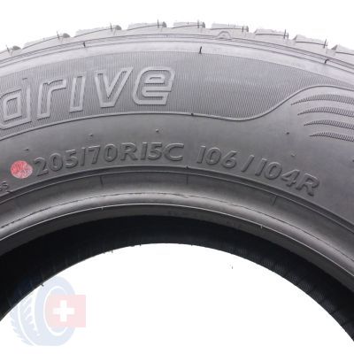 8. 205 70 15C 4x DUNLOP 205/70 R15C 106/104R Econodrive Sommerreifen 2016 UNGEBRAUCHT