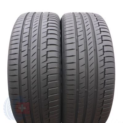 2 x CONTINENTAL 225/55 R19 103V XL PremiumContact 6 Sommerreifen 2022 WIE NEU VOLL