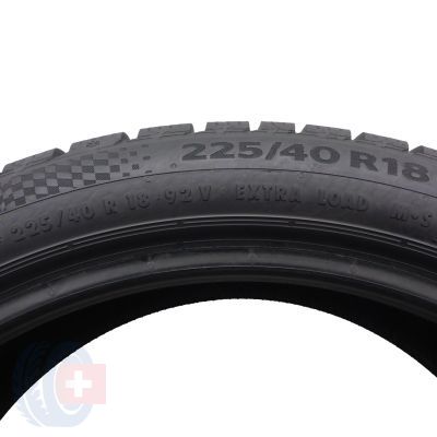 5. 225 40 18 2x CONTINENTAL 225/40 R18 92V XL WinterContact TS860S BMW RunFlat Winterreifen 2020 7mm 