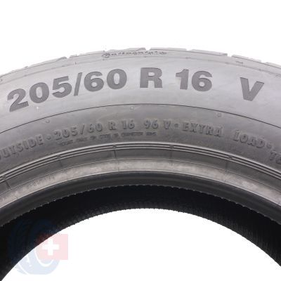 8. 205 60 16 4x CONTINENTAL 205/60 R16 96V XL ContiPremiumContact 5 SSR BMW Sommerreifen 2021 VOLL WIE NEU