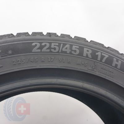 8. 225 45 17 4x SEMPERIT 225/45 R17 91H Speed-Grip 5 Winterreifen 2025 7,8mm WIE NEU 