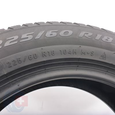 7. 225 60 18 4x PIRELLI 225/60 R18 104H XL Winter Sottozero 3 BMW RFT Winterreifen 2022 6,2-7mm