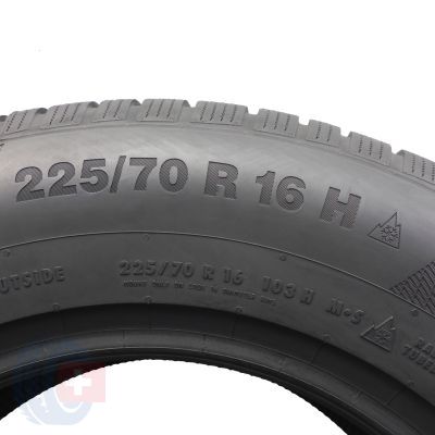 6.  225 70 16 2x CONTINENTAL 225/70 R16 103H WinterContact TS 850 P SUV Winterreifen 2021 VOLL WIE NEU