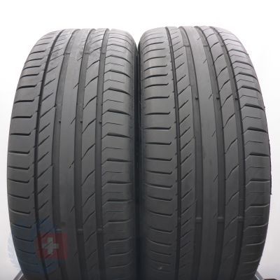 235 55 19 2x CONTINENTAL 235/55 R19 101W ContiSportContact 5 SUV A0 Sommerreifen 2025 7mm WIE NEU 