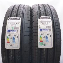 4. 215 75 16C 4x CONTINENTAL 215/75 R16C 116/114R VanContact Ultra Sommerreifen 2023 VOLL WIE NEU 