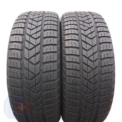 6. 205 40 18 4x PIRELLI 205/40 R18 86V XL Sottozero 3 Winter 2018/19 Winterreifen VOLL Wie Neu