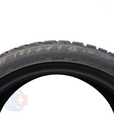 5. 4 x BRIDGESTONE 225/45 R18 95H XL A0 Blizzak LM-32 Winterreifen 2015, 2016 6,2-6,8mm