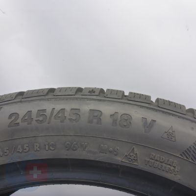 6. 245 45 18 2x CONTINENTAL 245/45 R18 96V WinterContact TS 850 P Winterreifen 2023