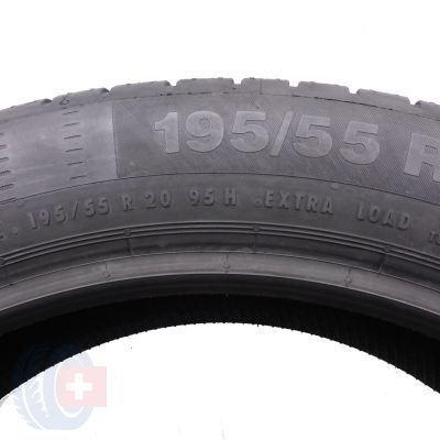 3. 195 55 20 1x CONTINENTAL 195/55 R20 95H XL ContiEcoContact 5 Sommerreifen 2020 WIE NEU VOLL