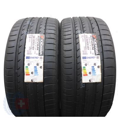 3. 225 30 20 4x YOKOHAMA 225/30 ZR20  85Y XL Advan Sport V105 Sommerreifen 2021 VOLL WIE NEU
