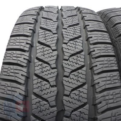2. 225/65 R16C 2x CONTINENTAL 112/110R VanContactWinter Winterreifen 2023 10mm WIE NEU 