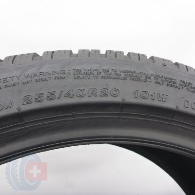 9. 255 40 20 4x BRIDGESTONE 255/40 R20 101W XL Blizzak 6 Winterreifen 2025 7,5-7,2mm WIE NEU