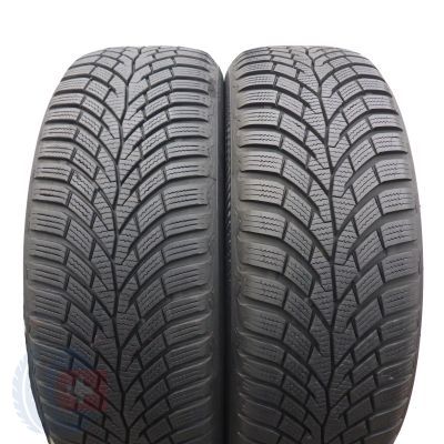 205 55 16 2x CONTINENTAL 205/55 R16 91H WinterContact TS870 Winterreifen 8-8,8mm 2021/23