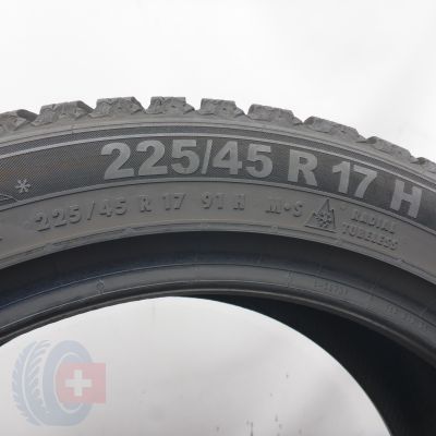 6. 225 45 17 4x SEMPERIT 225/45 R17 91H Speed-Grip 5 Winterreifen 2024 8,8mm  WIE NEU 