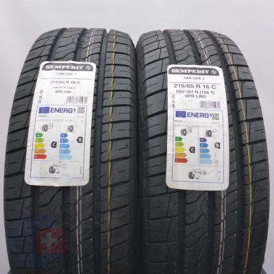 5. 215 65 16C 4x SEMPERIT 215/65 R16C 109/107R Van-Life2 Sommerreifen 2023 WIE NEU VOLL