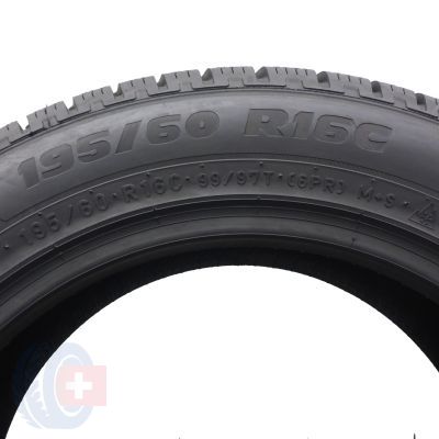 5.  195 60 16C 2x PIRELLI 195/60 R16C 99/97T Carrier Winter Winterreifen 2018 VOLL WIE NEU