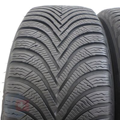 2. 2 x MICHELIN 205/55 R16 91H Alpin 5  RUN FLAT Winterreifen 2015 7mm WIE NEU 