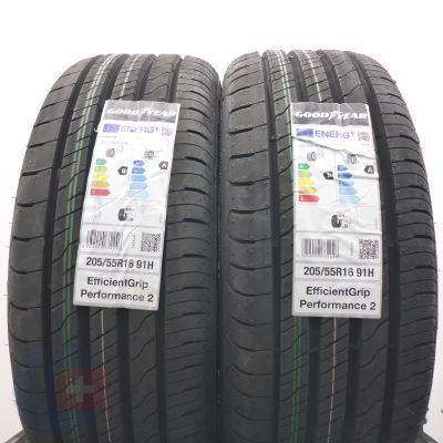 5. 205 55 16 4x GOODYEAR 205/55 R16 91H EfficientGrip Performance 2 Sommerreifen 2025 Ungebraucht  