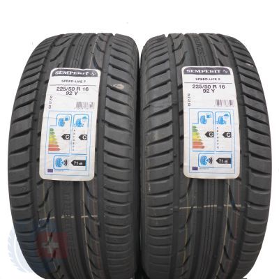 2 x SEMPERIT 225/50 R16 92Y Spped-Life 2 Sommerreifen 2020 WIE NEU VOLL