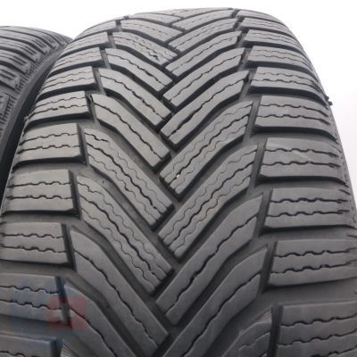 4. 215 55 17 2x MICHELIN 215/55 R17 94H Alpin6 Winterreifen 2022 WIE NEU 7,5mm