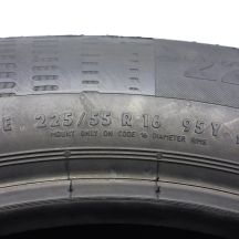 5. 225 55 16 4x CONTINENTAL 225/55 R16 95Y ContiEcoContact 5 Sommerreifen 2019 VOLL Wie Neu