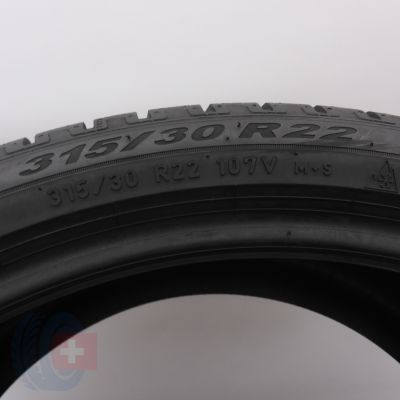 5. 315 30 22 2x PIRELLI 315/30 R22 107V XL Scorpion Winter Winterreifen 2022 6,2mm