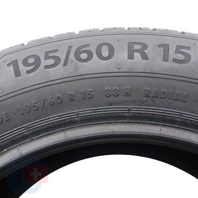 5. 195 60 15 4x BARUM 195/60 R15 88H Bravuris 5 HM Sommerreifen 6,8-7,5mm 2021 Wie Neu