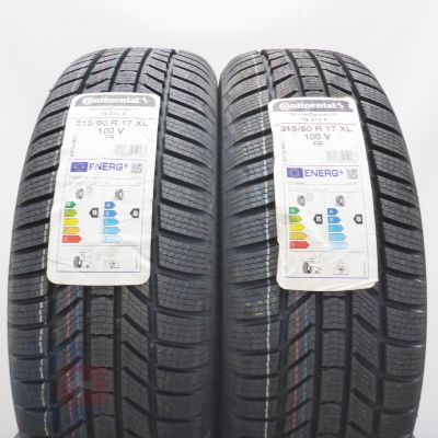  215 60 17 2x CONTINENTAL 215/60 R17 100V XL WinterContact TS 870 P Winterreifen 2022 VOLL 
