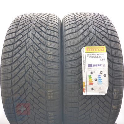 4. 255 45 20 4x PIRELLI 255/45 R20 105V XL Scorpion Winter 2 Winterreifen 2024 VOLL 