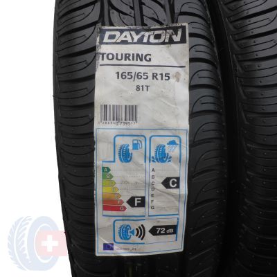 2. 4 x DAYTON 165/65 R15 81T Touring Sommerreifen 2015 VOLL Wie Neu