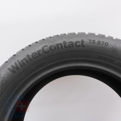 4. 215 55 16 1x CONTINENTAL 215/55 R16 93H WinterContact TS 870 Winterreifen 2022 VOLL WIE NEU 