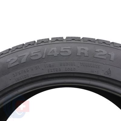 4. 2 x CONTINENTAL 275/45 R21 110V XL CrossContact Winter 2019/20 Winterreifen 7-8mm