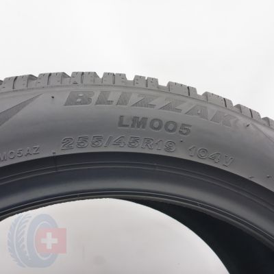 6. 255 45 19 4x BRIDGESTONE 255/45 R19104V XL Blizzak LM005 Winterreifen 2024 8-7,5mm