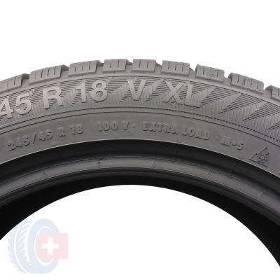 6. 245 45 18 4x GISLAVED 245/45 R18 100V XL EuroFrost 6 Winterreifen 2022 7mm Wie Neu