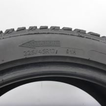 6. 225 45 17 2x MICHELIN 225/45 R17  91H Alpin 5 Winterreifen 2017 6,8-6,2mm