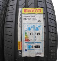 2. 235 60 18 2x PIRELLI 235/60 R18 107V XL Scorpion Verde Sommerreifen 2019/20 VOLL Wie Neu