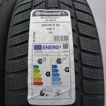 2. 235 50 20 4x CONTINENTAL 235/50 R20 100T WinterContact TS870P Winterreifen 2024 WIE NEU VOLL