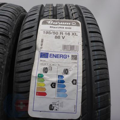 2. 195 50 16 2x BARUM 195/50 R16 88V XL Bravuris 5 Sommerreifen 2023 VOLL WIE NEU 
